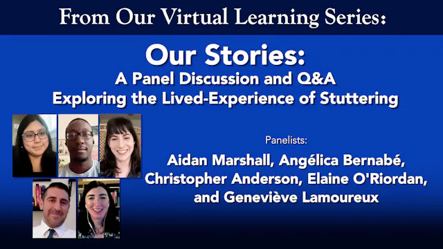 Our Stories: A Panel Discussion and Q&A