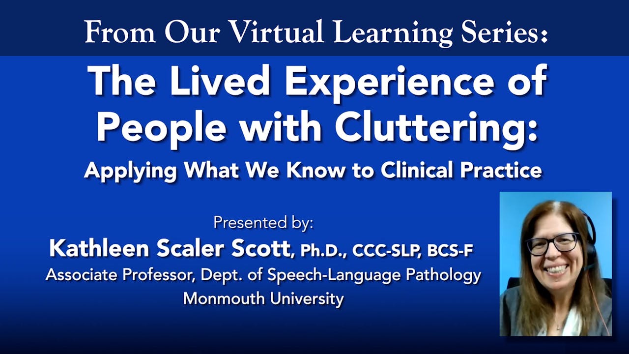 The Lived Experience of People with Cluttering