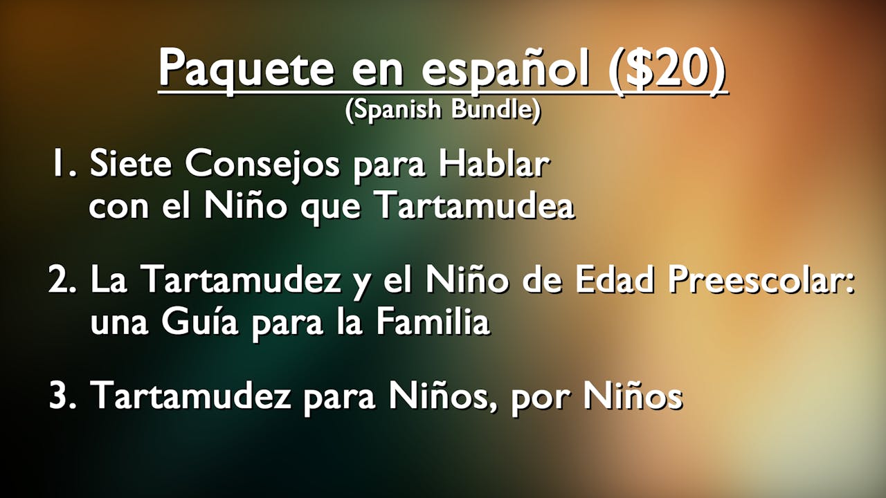 Paquete en español (Spanish Bundle)