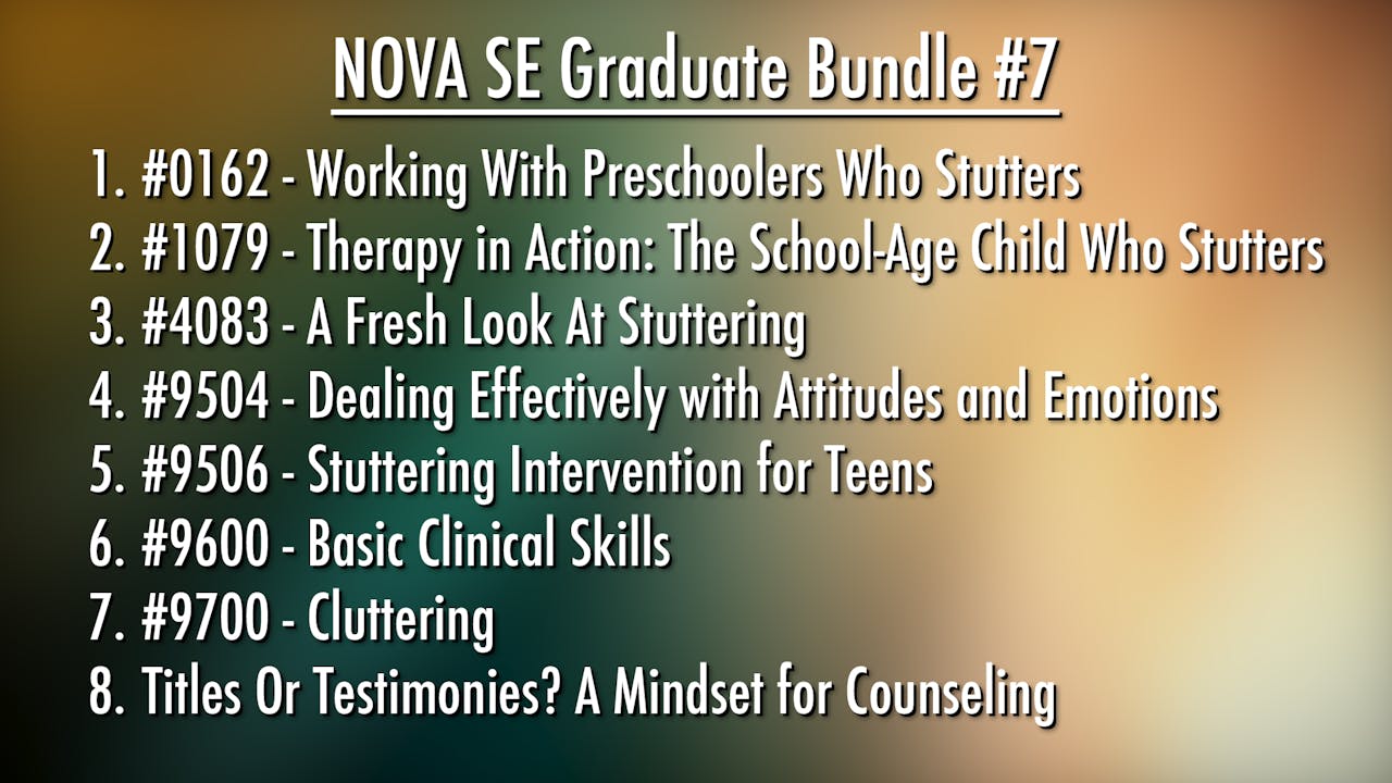 NOVA SE Graduate Bundle #7