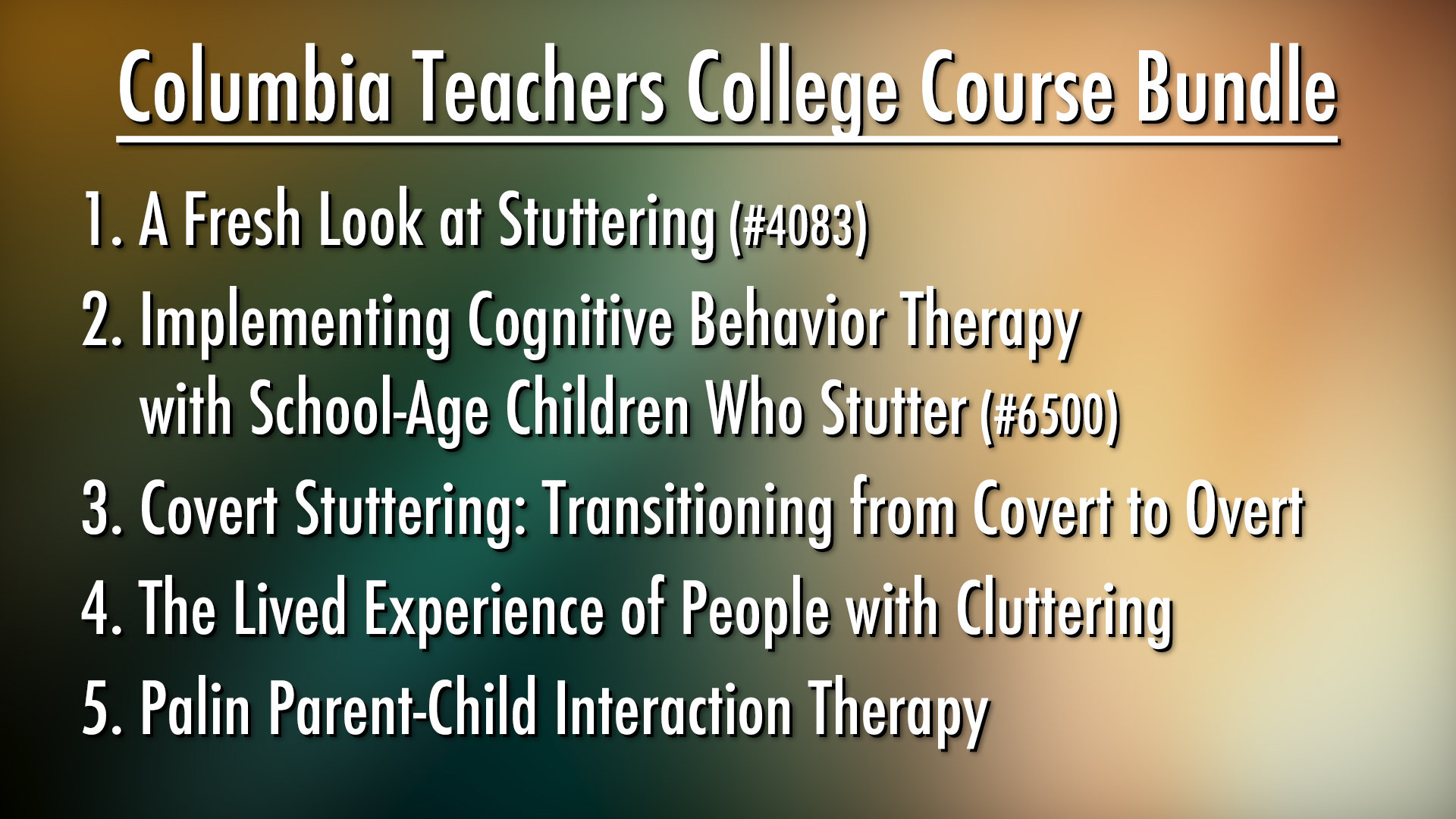 Columbia University Course Catalog Clearance