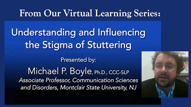 Understanding and Influencing the Stigma of Stuttering