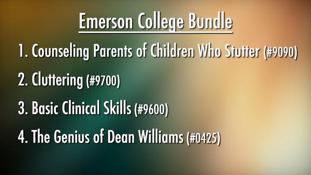 Emerson College Bundle