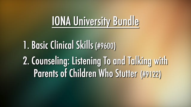 IONA University Bundle