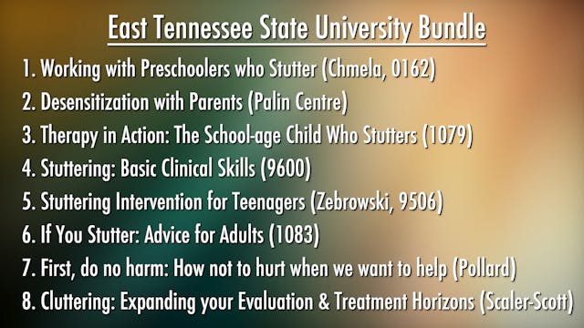 East TN State University Bundle