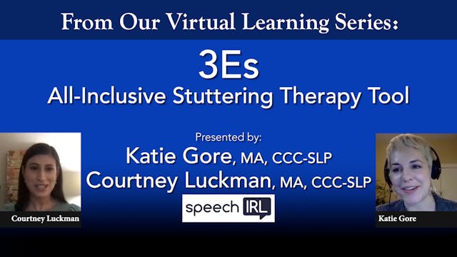 3Es - All-Inclusive Stuttering Therapy Tool