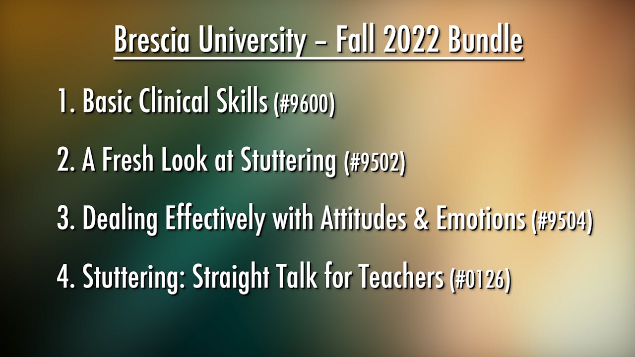 Brescia University - Fall 2022 Bundle