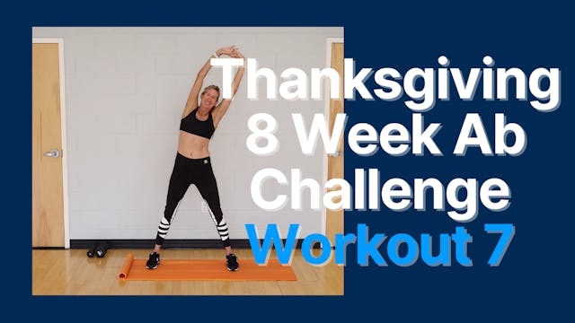 Thanksgiving Ab Challenge - Workout 7