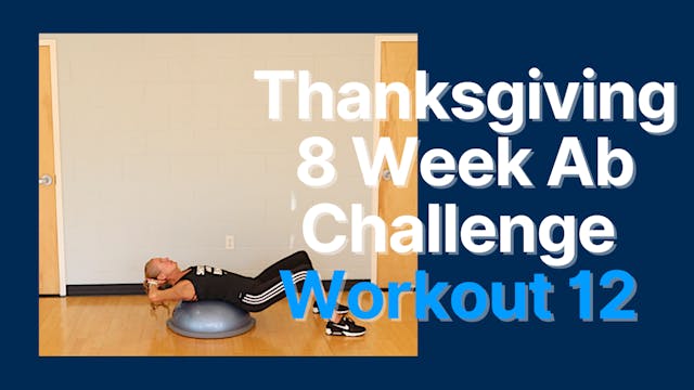 Thanksgiving Ab Challenge - Workout 12