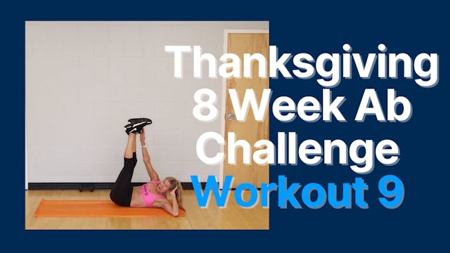 Thanksgiving Ab Challenge - Workout 9 