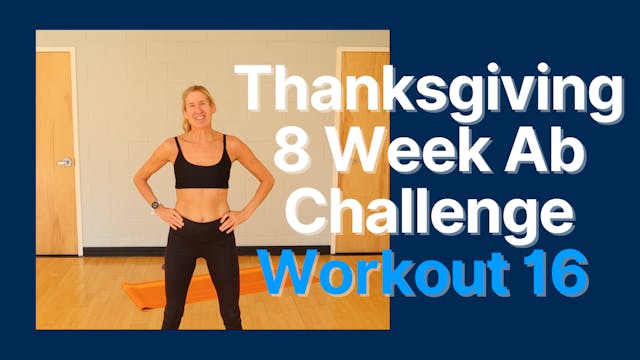 Thanksgiving Ab Challenge - Workout 16