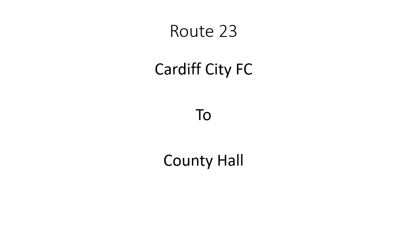 Cardiff City FC to County Hall