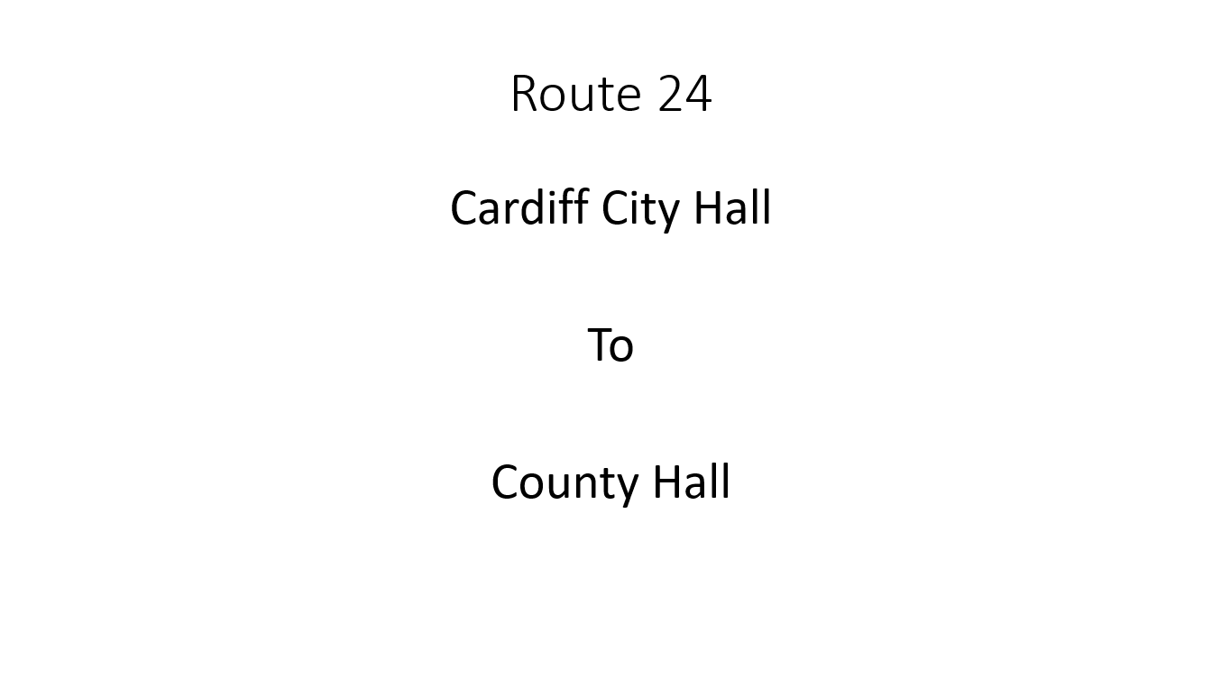 Cardiff City Hall to County Hall