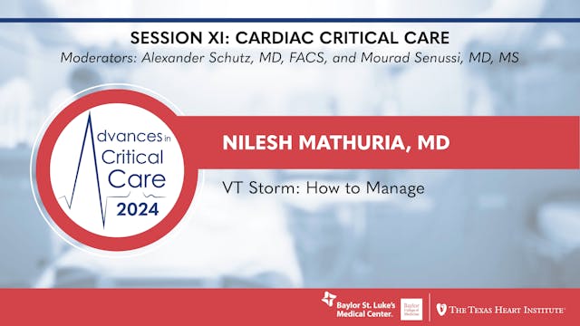 Nilesh Mathuria, MD | VT Storm: How t...