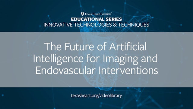 The Future of Artificial Intelligence for Imaging and Endovascular Interventions