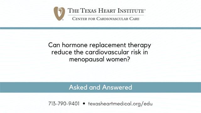 Can hormone replacement therapy reduc...