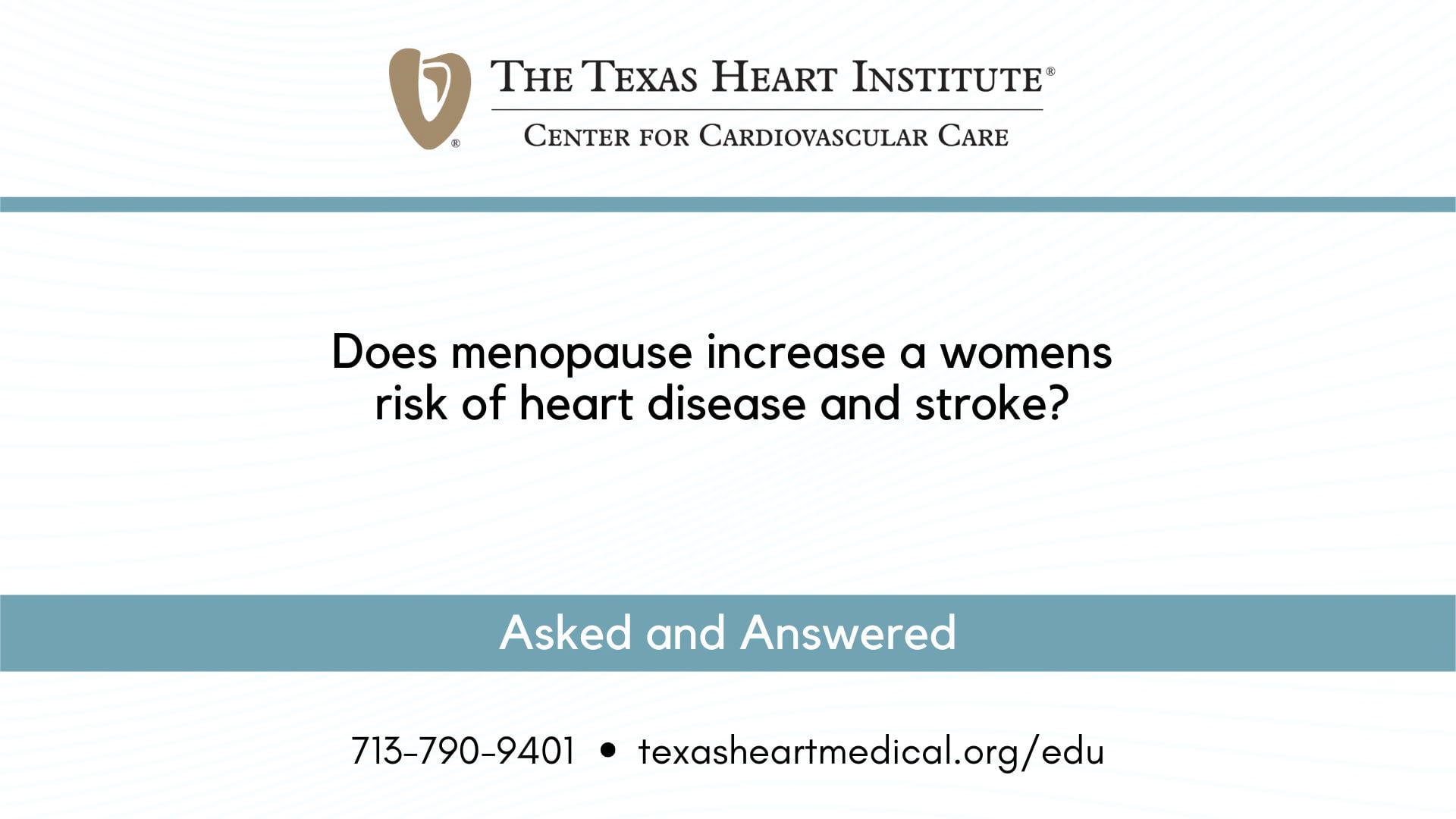 Does menopause increase a women's risk of heart disease and stroke?