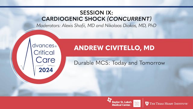 Andrew Civitello, MD | Durable MCS: T...