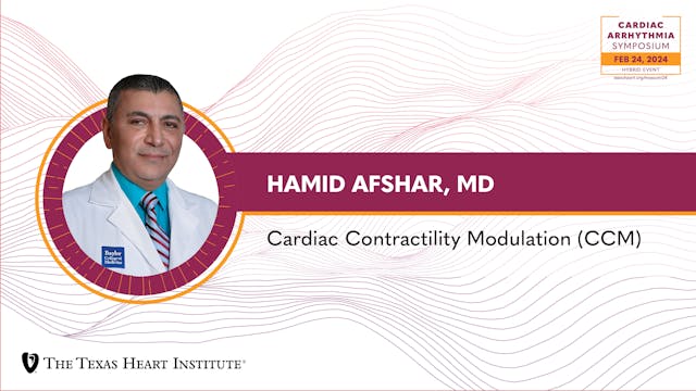 Hamid Afshar, MD | Cardiac Contractil...