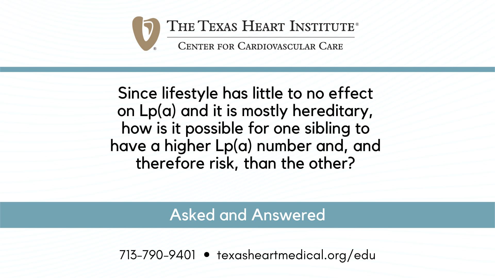 How is it possible for one sibling to have a higher Lp(a) number, and therefore risk, than the other?