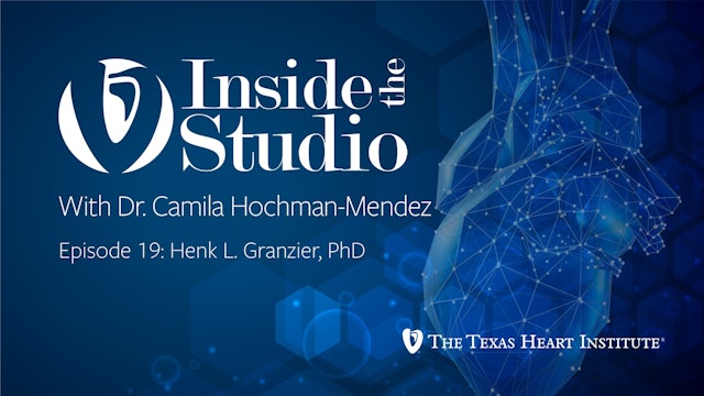 Inside the Studio w/ Dr. Camila Hochman-Mendez | Dr. Henk L. Granzier