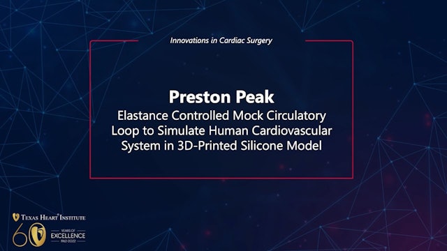 Elastance Controlled Mock Circulatory Loop - CV System in 3D-Printed Model