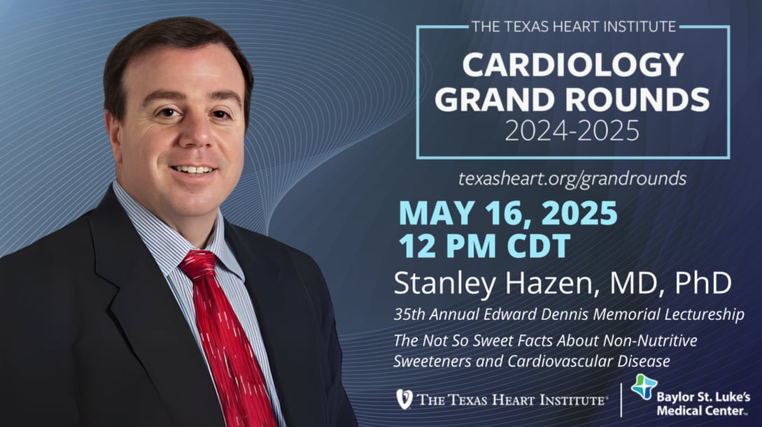 Stanley Hazen, MD, PhD | The Not So Sweet Facts About Non-Nutritive Sweeteners and Cardiovascular Disease