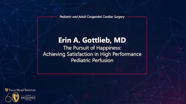 Achieving Satisfaction in High Performance Pediatric Perfusion