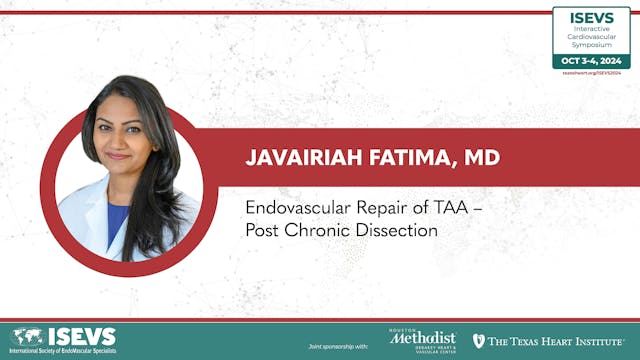 Javairiah Fatima, MD |  Endovascular ...