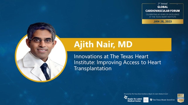 Innovations at THI: Improving Access to Heart Transplantation