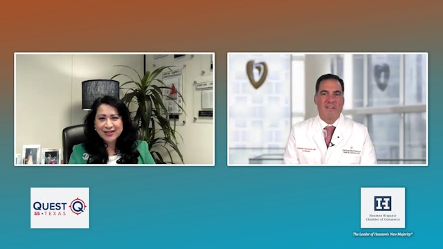 Dr. Eduardo Hernandez Talks Heart Health with the Dr. Laura Murillo at the Houston Hispanic Chamber of Commerce