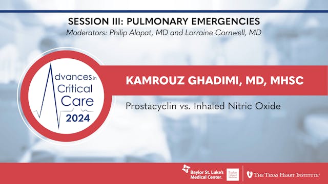 Kamrouz Ghadimi, MD, MHSc | Prostacyc...