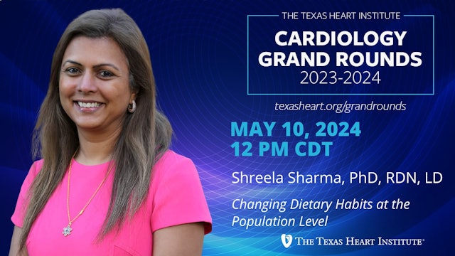 Shreela Sharma, PhD, RDN, LD | Changing Dietary Habits at the Population Level