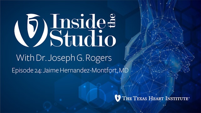 Inside the Studio w/ Dr. Joseph G. Rogers | Dr. Jaime Hernandez-Montfort
