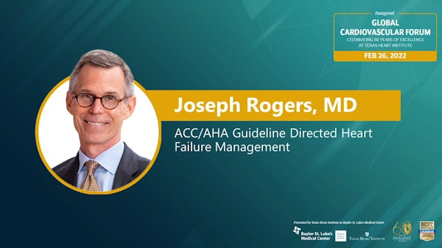 ACC/AHA Guideline Directed Heart Failure Management