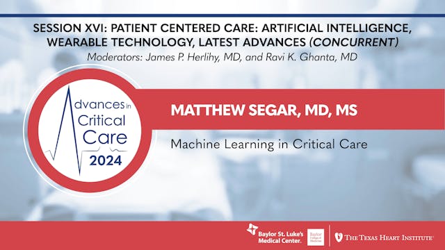 Matthew Segar, MD, MS | Machine Learn...