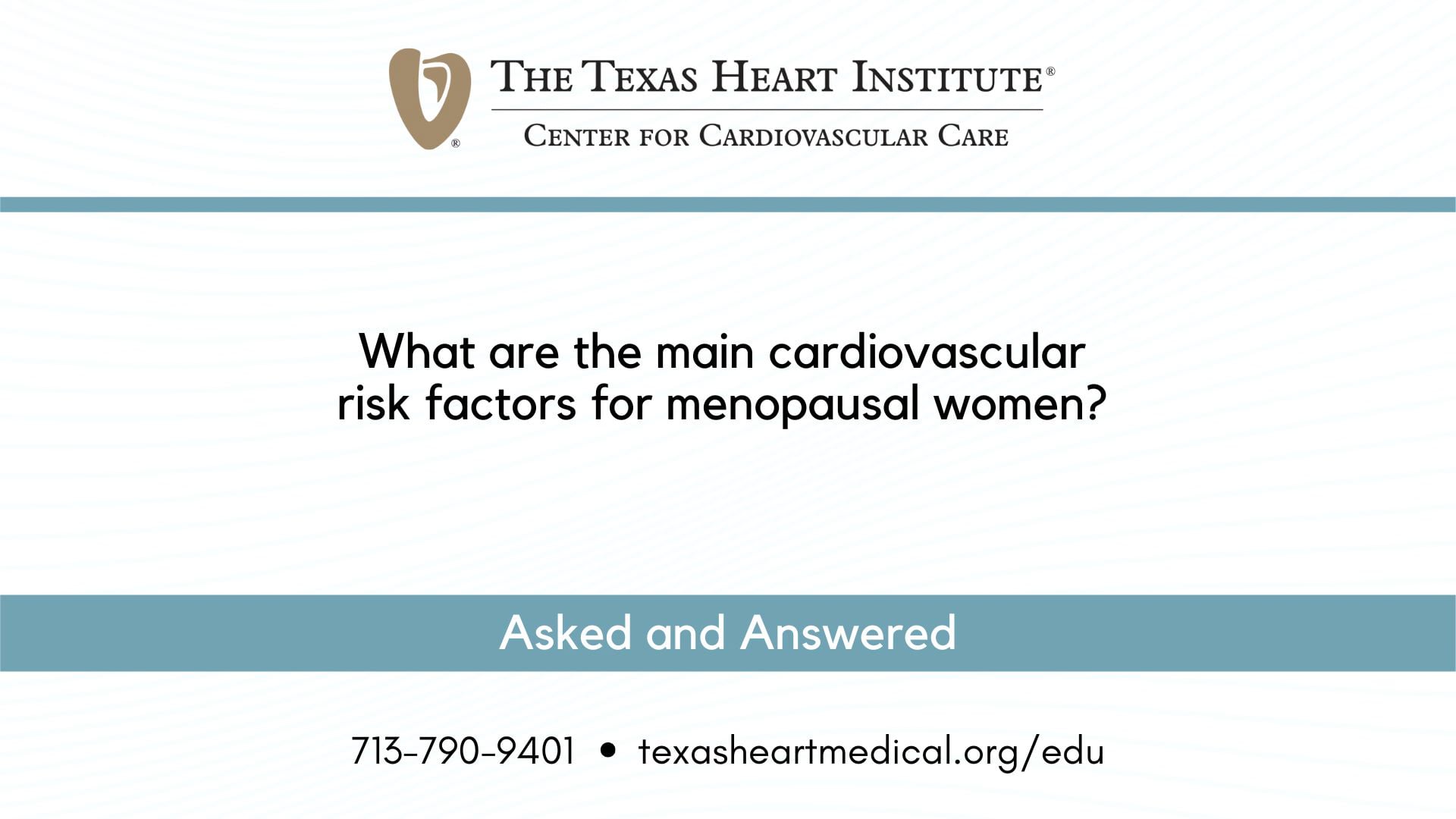 What are the main cardiovascular risk factors for menopausal women?