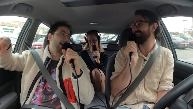 we did a podcast in the carwash