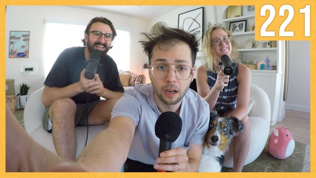  podcast at Zachs house