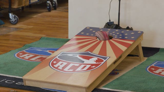 Blindfolded Cornhole • 4 Vs. 1