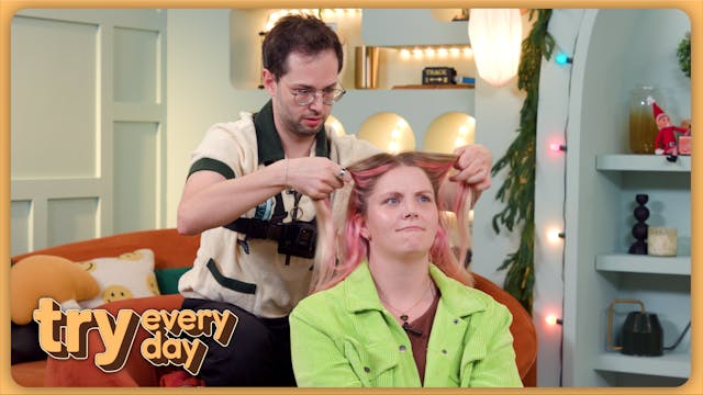 Dads Braid Hair For The First Time