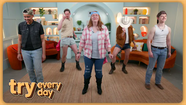 Try Guys Try Line Dancing