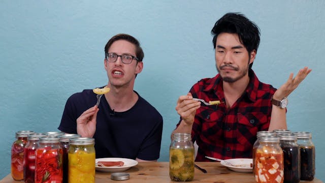 Try Guys Try Pickling Gross Food Combos