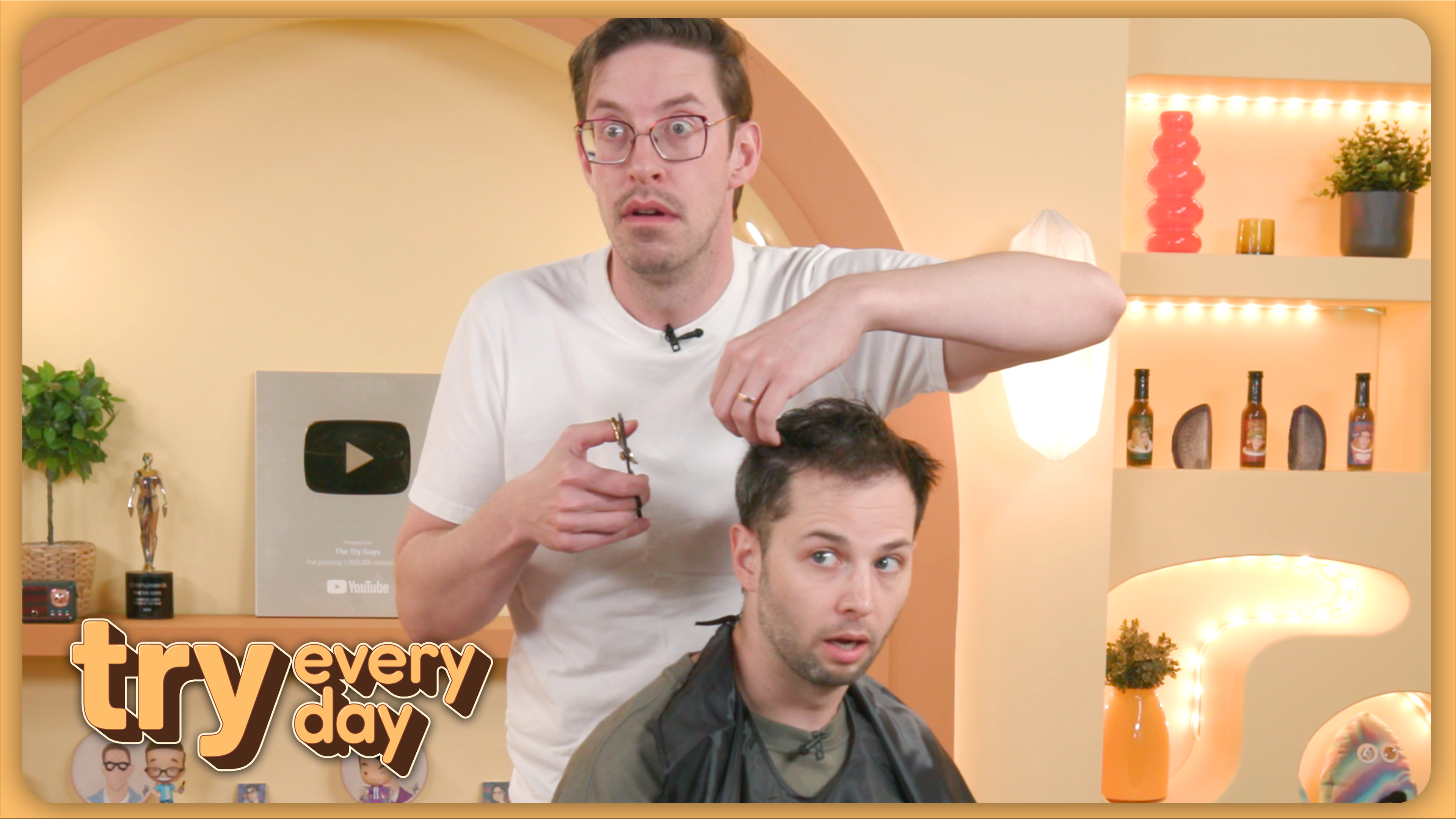 Try Guys Cut Each Other's Hair