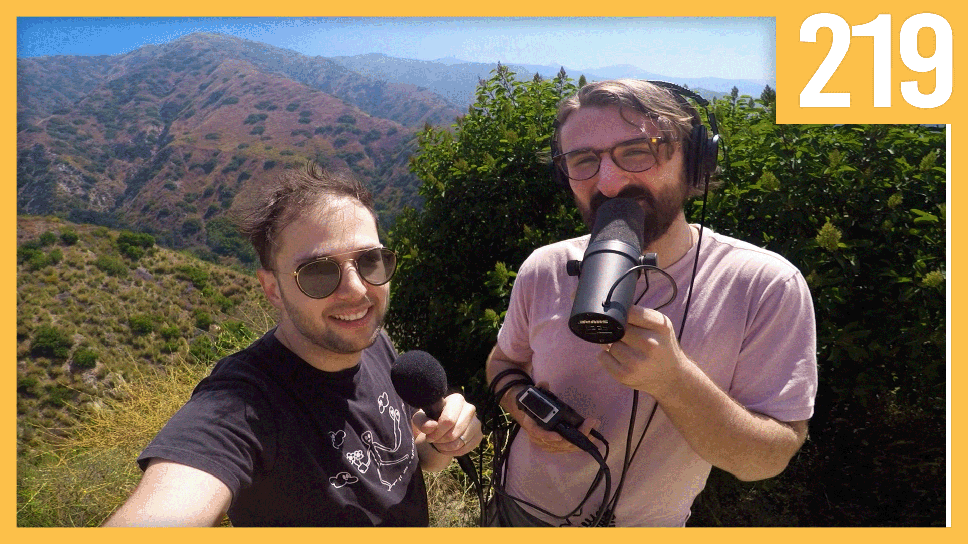 podcast on a mountain about the future