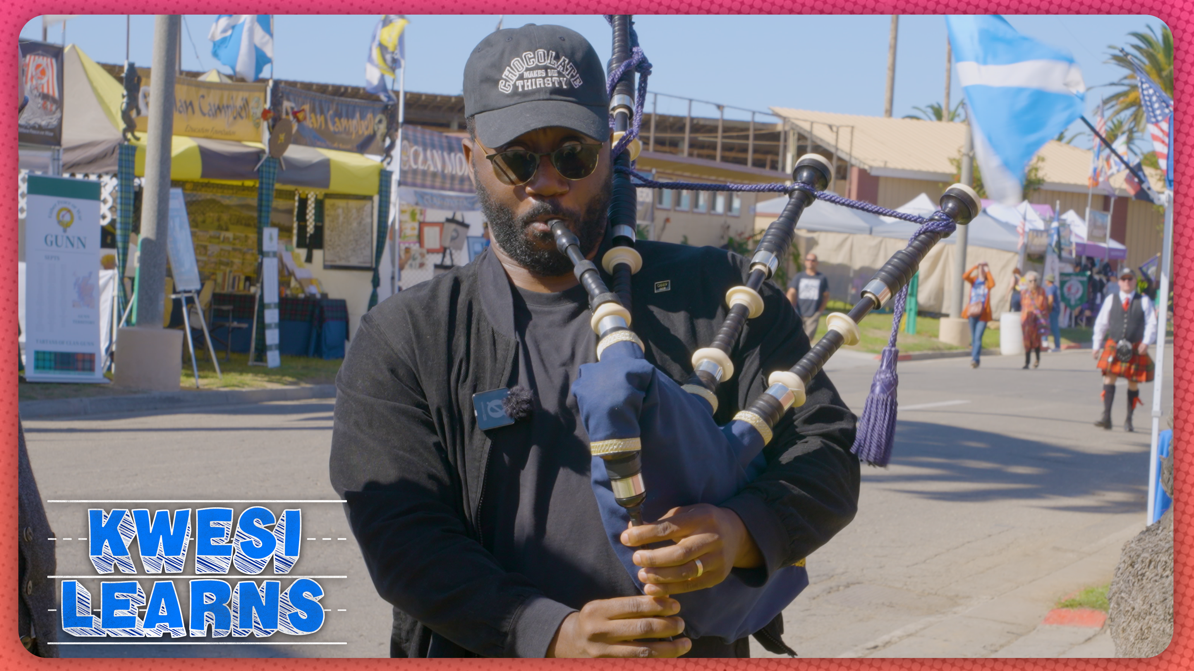 Kwesi Learns About Seaside Highland Games