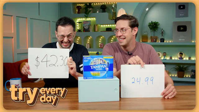 Can Guys Guess The Price of Tampons?