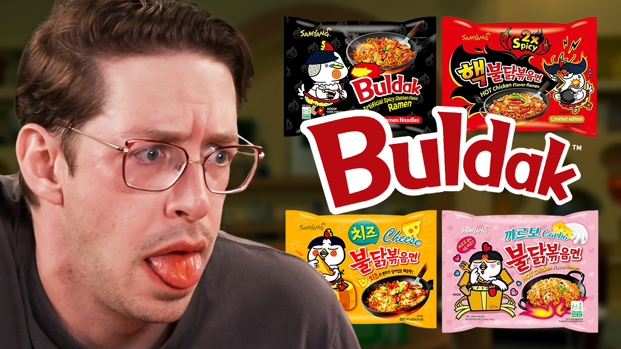 Trying every level of Spicy Ramen