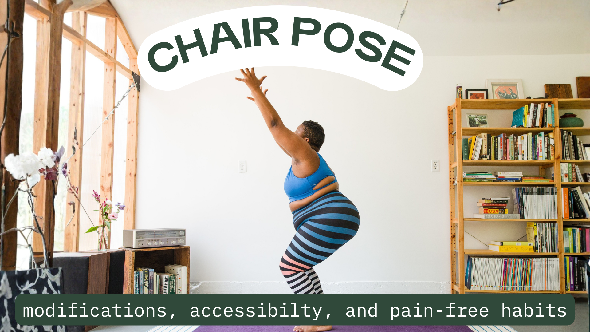 get into chair pose
