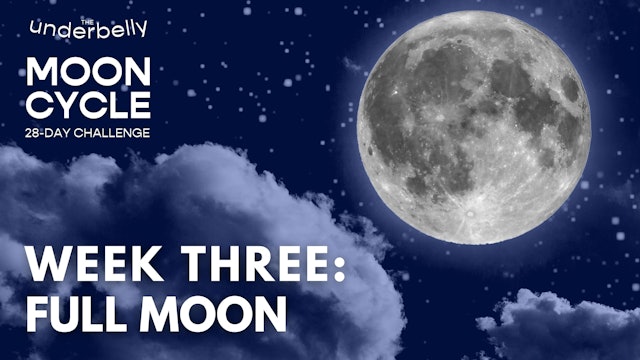 WEEK 3 | Moon Cycle Challenge